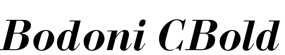 Bodoni C Bold Italic cкачати шрифт безкоштовно